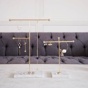 Boîtier de rangement pour bijoux, étagère en métal doré, à Base en <span class=keywords><strong>marbre</strong></span> naturel, garanti haute qualité - Product Image 4