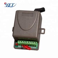 Récepteur et émetteur RF 433 MHz DC12V 24V 2CH, module de réception de commande à distance pour moteur haut/bas YET405PC-LS