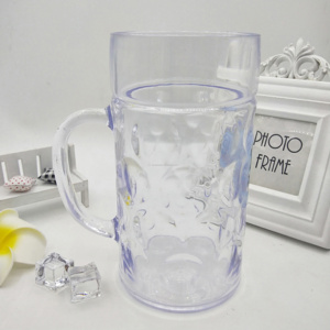 Chope à bière allemande Bitburger en <span class=keywords><strong>verre</strong></span> à fossettes 1 litre - Product Image 5
