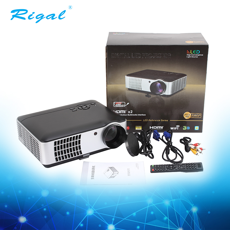 2800 люмен умный планшет видео домашний 4k кинотеатр светодиодный проектор с wifi Самый дешевый проектор