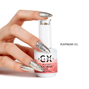 Esmalte de Uñas Brillante como un Diamante, Gel Platino en Gel UV para Decoración de Uñas, Gel con Purpurina - Product Image 3