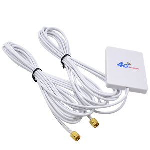 <span class=keywords><strong>Antena</strong></span> de Panel 4G LTE, <span class=keywords><strong>Antena</strong></span> para <span class=keywords><strong>Router</strong></span> 3G 4G con Conector SMA y Cable de 3m para <span class=keywords><strong>Router</strong></span> Módem <span class=keywords><strong>Huawei</strong></span> 3G 4G LTE - Product Image 1