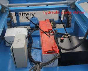 Angkat gunting hidrolik seluler kualitas baik baru dengan ukuran meja 2100x1230mm asli Shandong untuk operasi ketinggian tinggi - Product Image 3