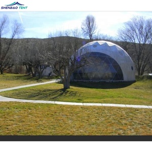 Tente de <span class=keywords><strong>camping</strong></span> géodésique ronde / demi-sphère blanche d'extérieur au prix d'usine à vendre - Product Image 2