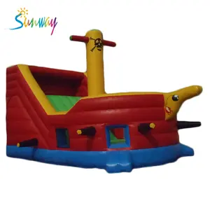 Inflatable Small Inflatable Water Slides For Promotion-Pirate Ship Slide