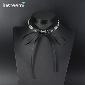 LUOTEEMI Moda Gioielli Personalizzati Arcobaleno Cubic Zirconia Collana di Fascino per Le Donne Girocolli - Product Image 1