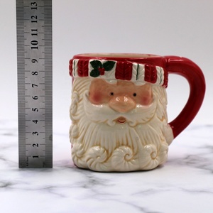 Tasses de Noël personnalisées en gros avec barbe blanche, le meilleur cadeau de Noël que vous méritez, tasse en argile - Product Image 5