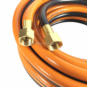 Selang Oksigen Asetilen PVC 1/4 "-5/<span class=keywords><strong>16</strong></span> Inci, Pipa Selang Uap Las Garis Kembar Tekanan Tinggi - Product Image 3