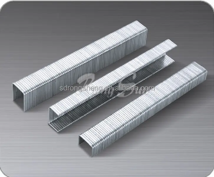 Silver Color and Normal Staple Type heavy duty type staples