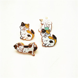 Encargo el pulido de la solapa de oro rosa de gato duro <span class=keywords><strong>sin</strong></span> mínimo. - Product Image 1