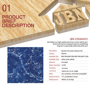 Azulejo moderno Foshan esmaltado 800x800 azulejos de porcelana de mármol azul oscuro azulejo de Piso <span class=keywords><strong>6</strong></span> caras para pared Interior - Product Image 5