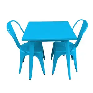 Envío gratuito los proveedores de barato muebles de comedor, patas de metal, restaurante de comida rápida juegos de mesa y silla