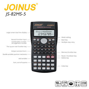 Calculatrice scientifique multifonctionnelle JOINUS pour étudiants, 240 fonctions, colorée, avec pile bouton - Product Image 4