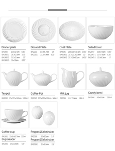 <span class=keywords><strong>Vajilla</strong></span> de Porcelana Blanca para Restaurante de Hotel, <span class=keywords><strong>Vajilla</strong></span> de Cerámica, <span class=keywords><strong>Vajilla</strong></span> para Banquetes~ - Product Image 6