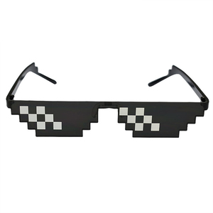 Lunettes 8 bits MLG, lunettes de soleil pixelisées, hommes femmes, marque Thug Life, lunettes de fête, lunettes vintage en mosaïque - Product Image 3