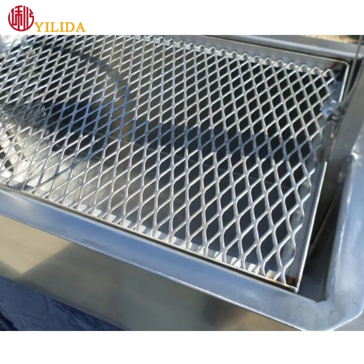 Customized expanded metal mesh for bbq grill