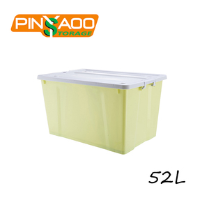 52L nuevo diseño Casa de gran capacidad con tapa cajas de almacenamiento - Product Image 1