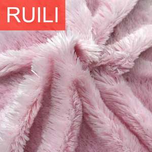 Нестандартная конструкция 20 мм Высота ворса супер мягкие 100% Сумки из натуральной кожи с искусственным мехом и PV плюшевый мишка ткань - Product Image 2