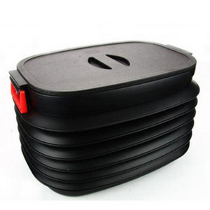 Large Capacity Collapsible Plastic Auto Car Boot Trunk Organizer