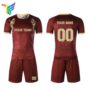 Top quality sublimation digital printing sports team soccer jersey custom name soccer uniform customs data - Product Image 1