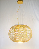 (XCP6542) 2016 nouveau lustre Anwar lampe T30 suspension moderne LED noir métal fer matériel suspension lampe métal maille E27 95