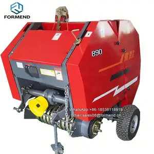 best quality professional manufacturer mini round hay baler/mini round baler/round baler