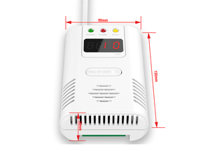 Atacado 12V / 220V Lpg Detector De Vazamento De Gás De Cozinha Detector De Gás De Cozinha Com Válvula Solenóide ou Função De Válvula Magnética - Product Image 4