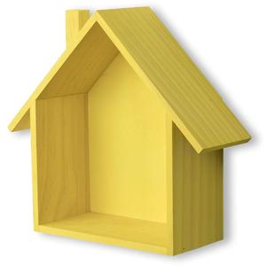 Estante de pared con forma de casa de <span class=keywords><strong>madera</strong></span> rústica para decoración del hogar - Product Image 5
