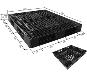 Container Euro Fishing Industry Export 1 Time Used Cold Container 1200X1000 Euro Size Used Plastic Pallet