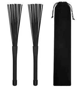 Professionnel coloré batterie bâtons de tambour de jazz <span class=keywords><strong>brosse</strong></span> nylon télescopique tambour <span class=keywords><strong>brosse</strong></span> - Product Image 3