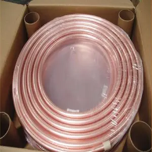 Copper Pipe 0.35-1.6mm Wall Thickness C11000 Split Air Conditioner Copper Pipe