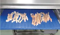 स्वचालित चिकन मांस स्ट्रिप्स मछली पट्टिका काटने की मशीन