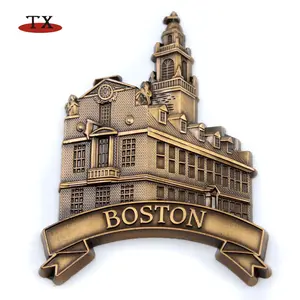 Boston sculpture Old State House Capitol Tower souvenir fridge magnet