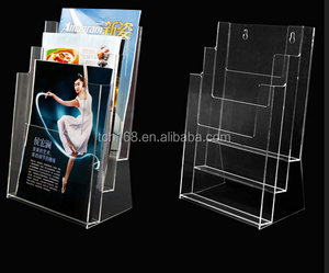 Văn phòng sử dụng Acrylic Tập Tin Rack/Nhựa Letter/Khay Tài Liệu - Product Image 5
