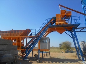 35m 3/h Mini beton harmanlama santrali mini çimento fabrikası mobil beton harmanlama santrali satılık - Product Image 4