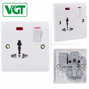 Britannique standard électrique 1 gang 1way interrupteur bs interrupteur mural <span class=keywords><strong>prise</strong></span> fusionné <span class=keywords><strong>danemark</strong></span> - Product Image 4