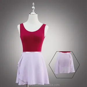 Атласная балетная юбка A2326, шифоновая балетная юбка для девочек