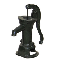 Pompe à main Antique, eau potable, pompe à main, antique