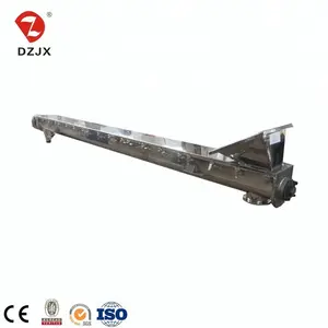 Conveyor Feeder DZJX Lime Wood Chips Sawdust Powder Vertical Screw Conveyor Set Spiral Feeder For Gypsum Hot Paste Charcoal Sugar Salt Loading