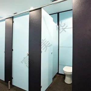 waterproof 12 and 18mm partition board toilet cubicle