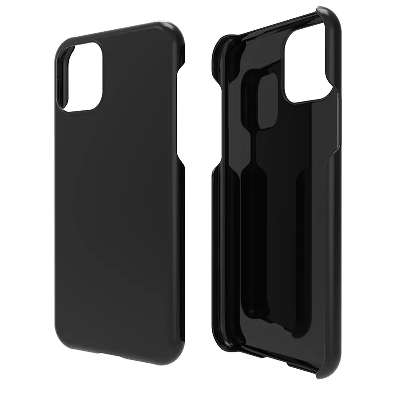 Coque de téléphone portable en plastique rigide pour iphone 11, étui en cuir à rabat personnalisé pour iPHone 11