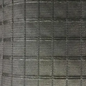 Geogrid EGA C 100-100kN Fiberglass Geogrid Composited With 50g Nonwoven Fabric