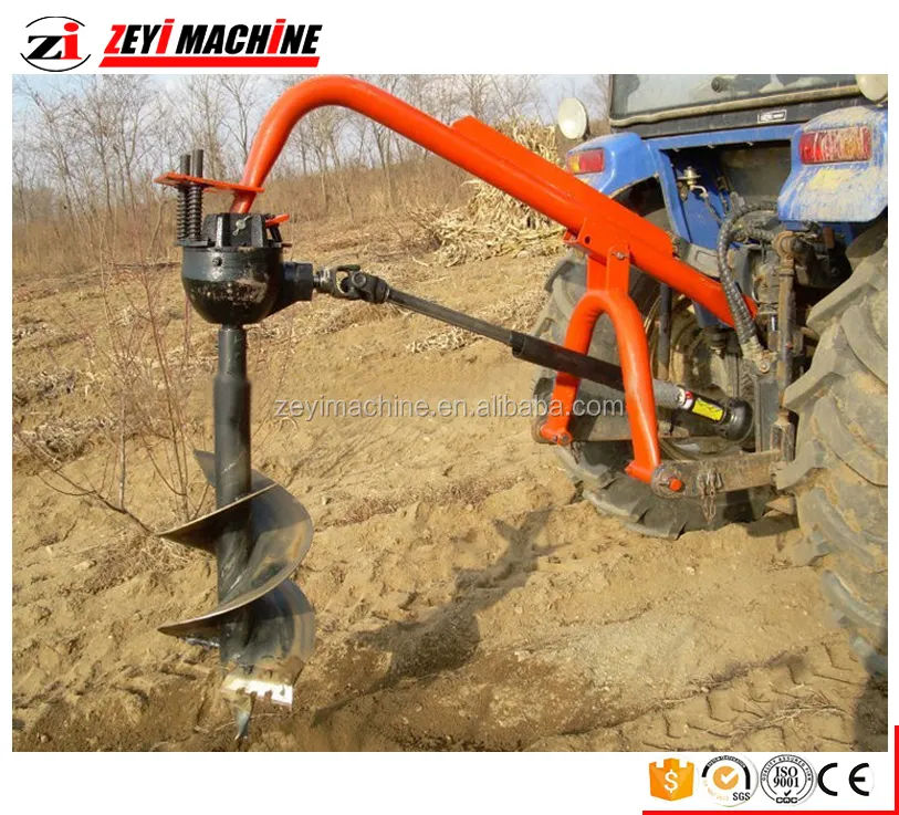 Excavadora de poste para Tractor de plantación de árboles, novedad, 2018, a la venta