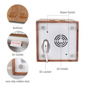 Thiết Bị Gia Dụng Cổ Điển Điện <span class=keywords><strong>Essential</strong></span> <span class=keywords><strong>Oil</strong></span> <span class=keywords><strong>Diffuser</strong></span> Siêu Âm Mùi Hương Khuếch Tán Hương Thơm Với Gỗ Keo - Product Image 5