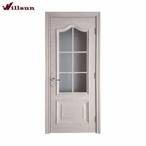 Lowes french house interior glass wood grid used modern single hard wooden door designs