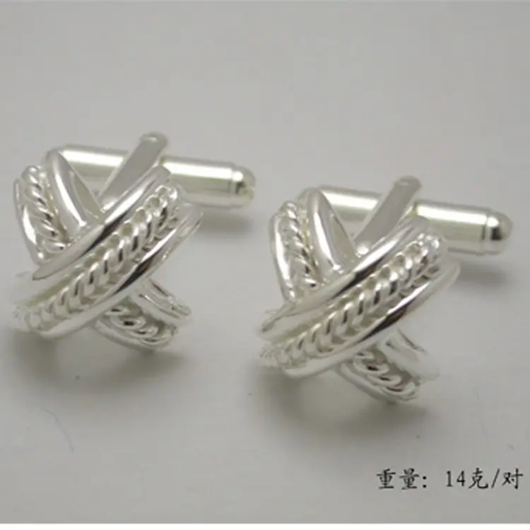 การออกแบบตัวอักษร X Cufflink ที่กำหนดเองและใหม่