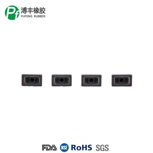 Custom Conductive <strong>Silicone</strong> <strong>Rubber</strong> Square <strong>Push</strong> Switch Single <strong>Button</strong> - Product Image 2