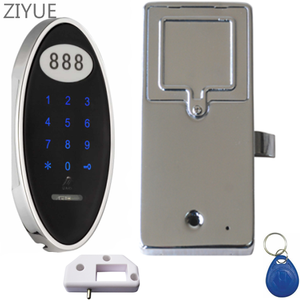 Rfid chìa khóa kỹ thuật số tủ khóa với bàn phím số cửa gỗ & kẽm vật liệu hợp kim - Product Image 2