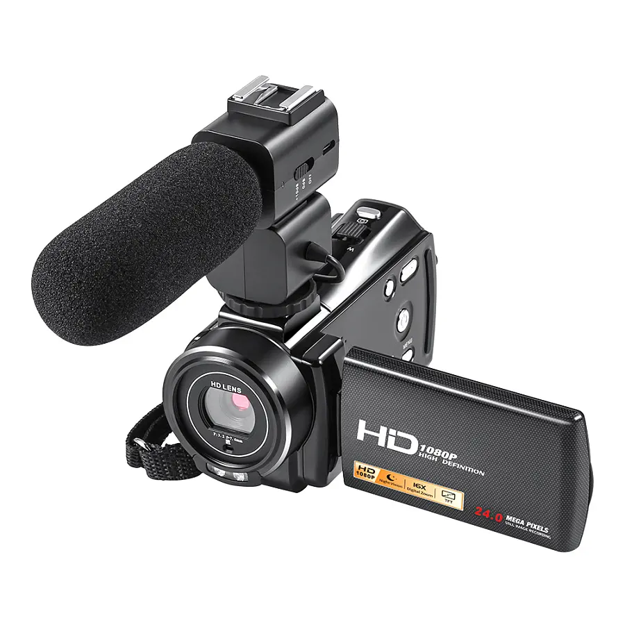 Latest Good Quality Video Camcorder 1920 × 1080P Full HD 3インチBig Screen 24MpとNP120 Battery