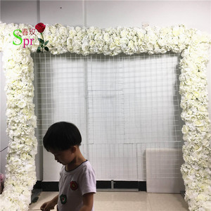 SPR Haute Qualité Centres <span class=keywords><strong>De</strong></span> <span class=keywords><strong>Table</strong></span> <span class=keywords><strong>De</strong></span> Mariage Long 2 m/lot Fleur Artificielle Décoration <span class=keywords><strong>De</strong></span> Mariage Toile <span class=keywords><strong>De</strong></span> Fond Fleur Mur Usine Directe - Product Image 6
